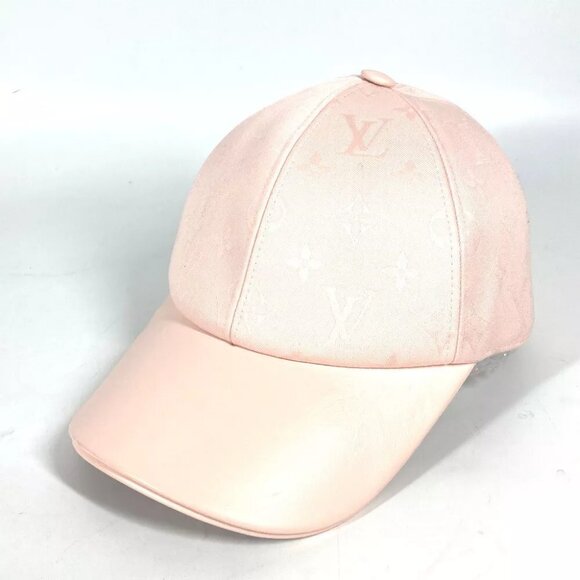 LOUIS VUITTON M7089L Monogram Cap-LV First hat cap baseball cap cotton pink - Picture 3 of 12